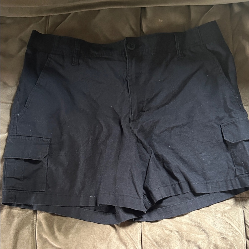 Lee Women's Black Cargo Shorts